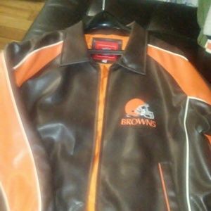 Cleveland Browns leather jacket